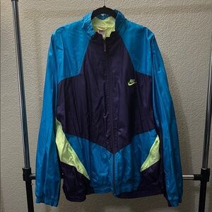 Nike Men's Blue and Purple Jacket